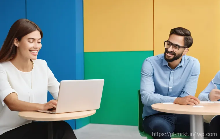 행동경제학을 활용한 고객 피드백 시스템 구축 - **Prompt for behavioral economics and engaging feedback:**
    "A modern, vibrant office setting wit...