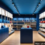 Home 23 행동경제학적 시각에서 본 고객 인사이트 - A cozy, modern Polish retail store interior filled with warm lighting and inviting colors, showcasin...