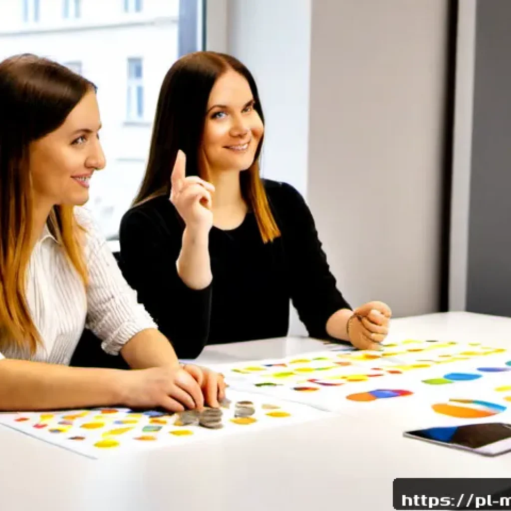 행동경제학적 인사이트를 바탕으로 한 광고 기획 - Photorealistic advertising strategy workshop in a contemporary Warsaw creative agency, diverse Polis...